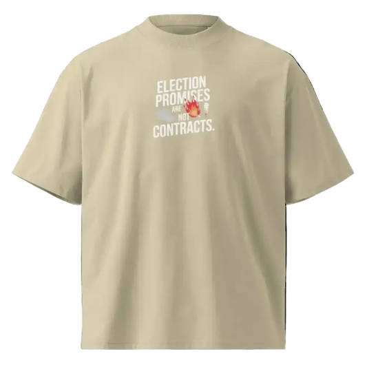 Herren Bio T-Shirt Verträge Stein von TextilRebell – GOTS-zertifiziert, Oversized, 100% Bio-Baumwolle, faire Produktion