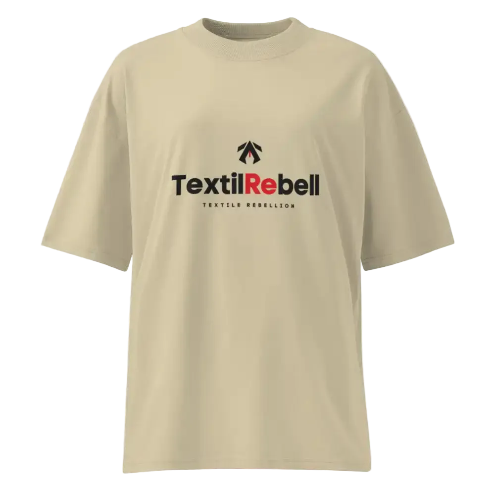 Herren Bio T-Shirt Oversized Stein von TextilRebell – GOTS-zertifiziert, 100% Bio-Baumwolle, faire Produktion