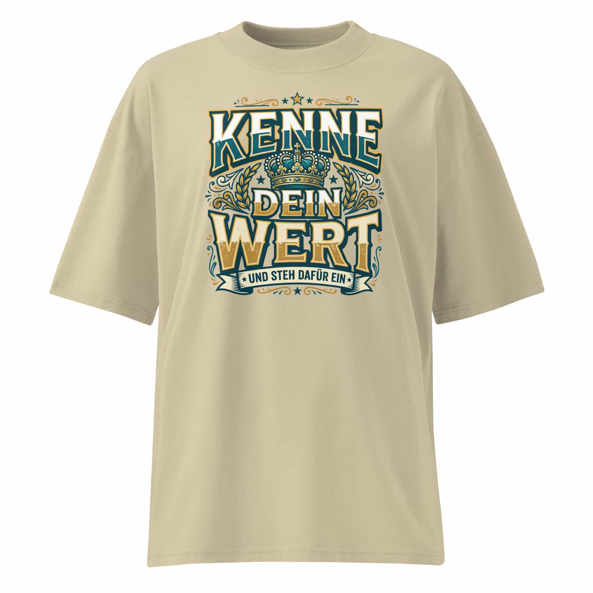 Oversized T-Shirt Stein – 100% Bio-Baumwolle, 200 g/m², GOTS & OCS zertifiziert | TextilRebell