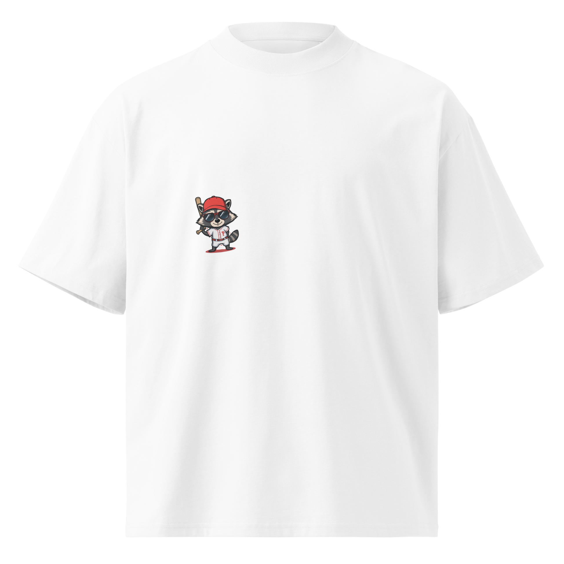Weiß: Herren Bio T-Shirt Bereit Weiß von TextilRebell – GOTS-zertifiziert, Oversized High-Neck, 100% Bio-Baumwolle, nachhaltiger Style
