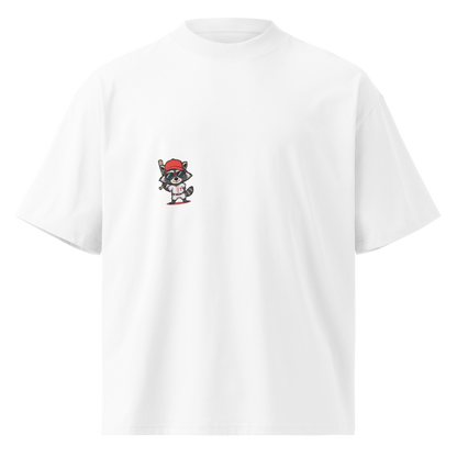 Weiß: Herren Bio T-Shirt Bereit Weiß von TextilRebell – GOTS-zertifiziert, Oversized High-Neck, 100% Bio-Baumwolle, nachhaltiger Style
