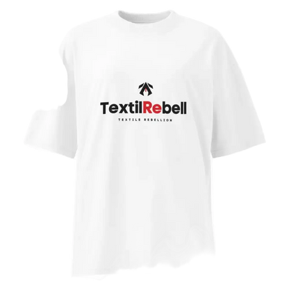 Herren Bio T-Shirt Oversized Weiß von TextilRebell – GOTS-zertifiziert, 100% Bio-Baumwolle, nachhaltiger Style