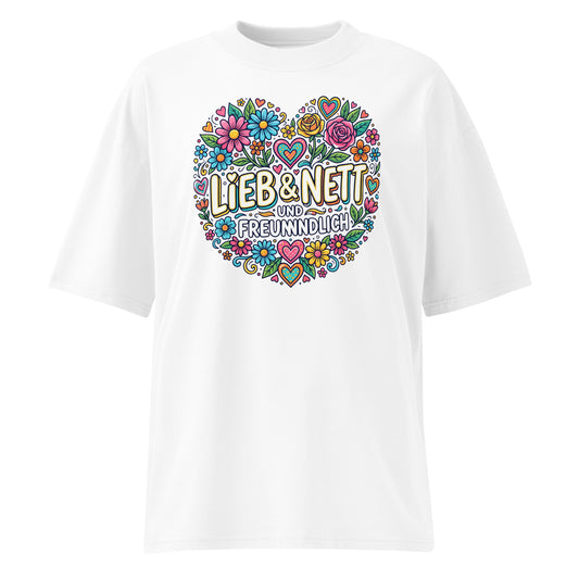 Unisex T-Shirt „Lieb" | 100% Bio-Baumwolle | TextilRebell