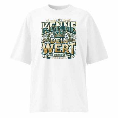 Oversized T-Shirt Weiß – 100% Bio-Baumwolle, 200 g/m², GOTS & OCS zertifiziert | TextilRebell