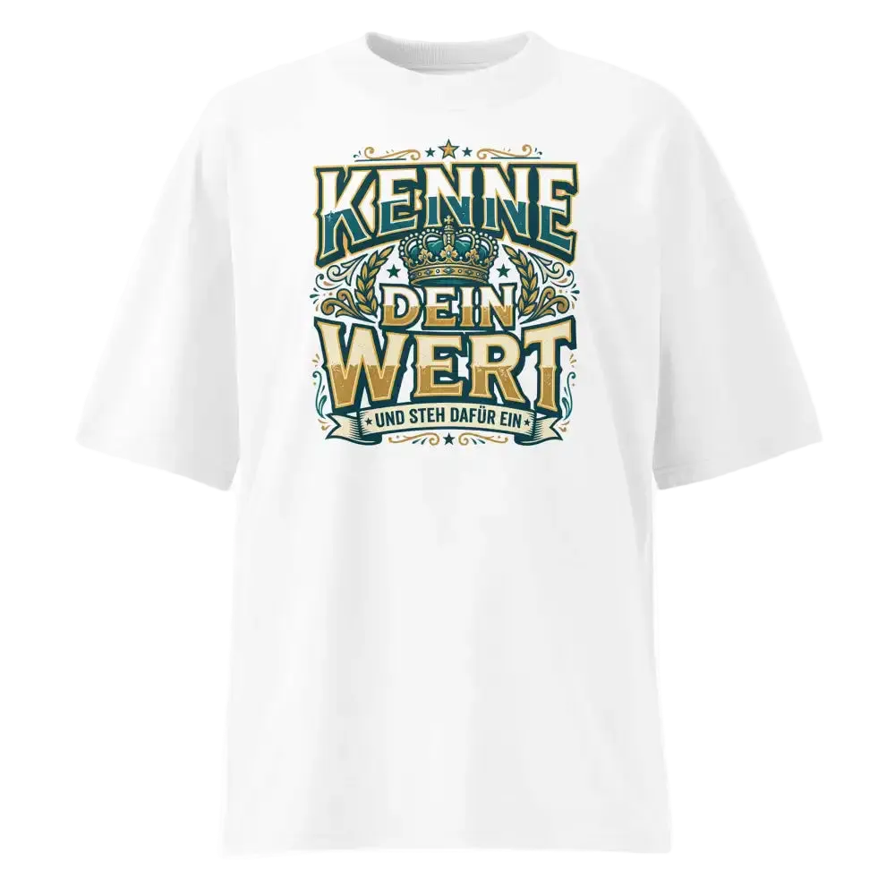 Oversized T-Shirt Weiß – 100% Bio-Baumwolle, 200 g/m², GOTS & OCS zertifiziert | TextilRebell