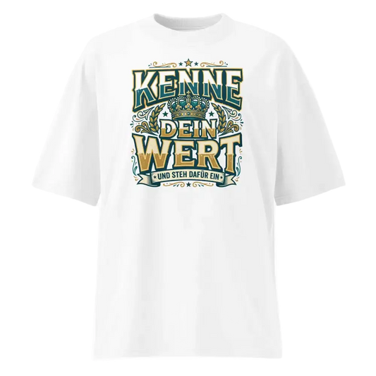 Oversized T-Shirt Weiß – 100% Bio-Baumwolle, 200 g/m², GOTS & OCS zertifiziert | TextilRebell