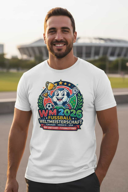 Weiß: Herren Bio T-Shirt WM Weiß von TextilRebell – 100% GOTS-zertifizierte Bio-Baumwolle, nachhaltiger Streetwear-Style