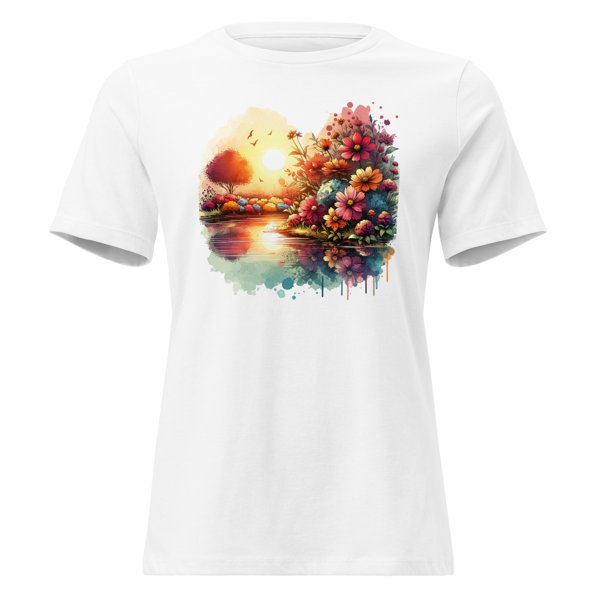 Weiß: Lockeres Damen Bio T-Shirt See Weiß von TextilRebell – GOTS-zertifiziert, entspannter Schnitt, faire Produktion