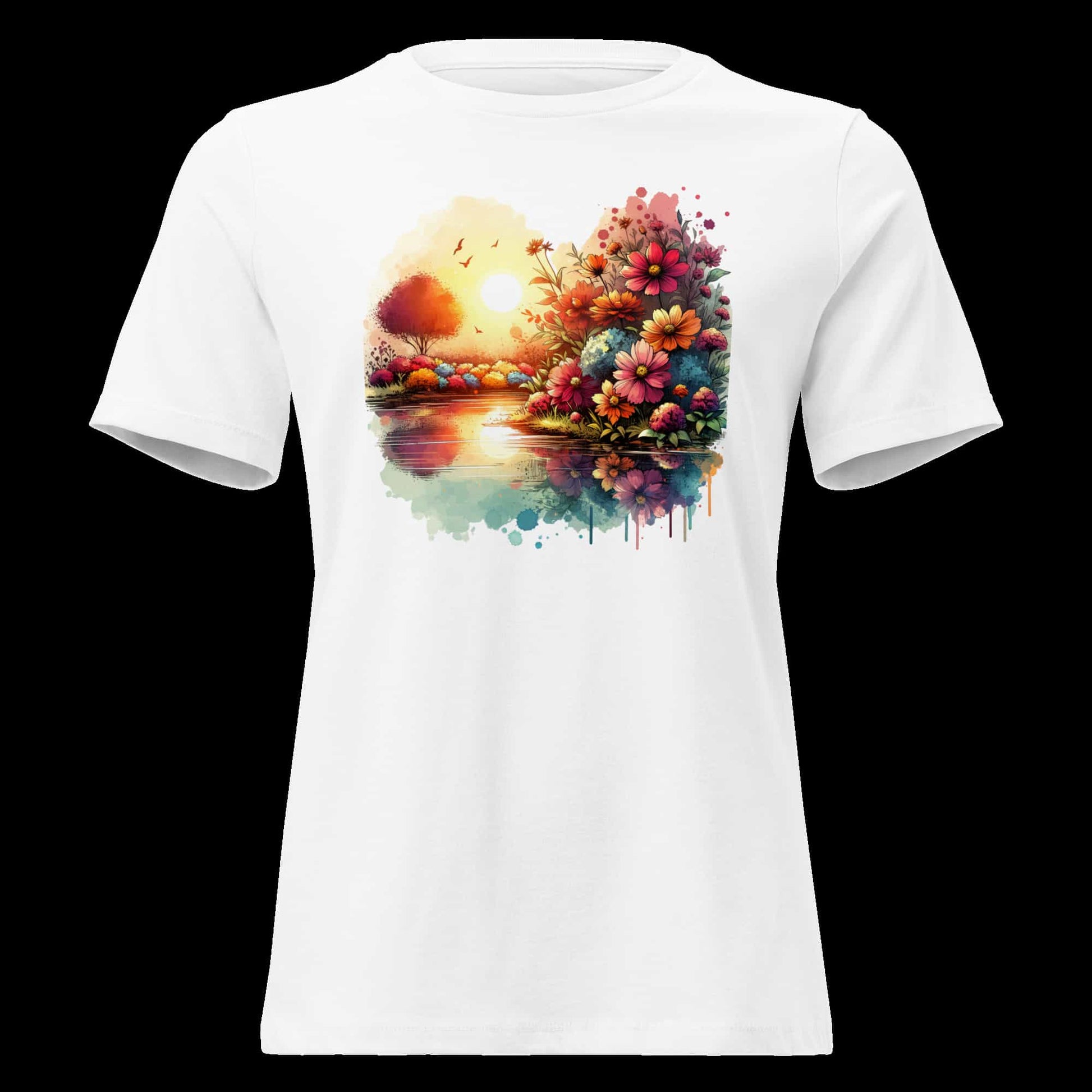 Weiß: Lockeres Damen Bio T-Shirt See Weiß von TextilRebell – GOTS-zertifiziert, entspannter Schnitt, faire Produktion